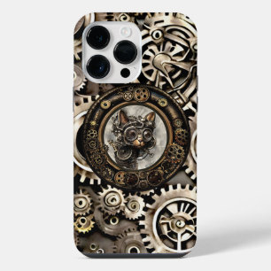 Steampunk Cat Goggles - iPhone X 14 PRO MAX Case- Case