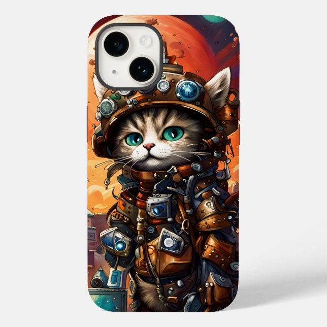 Steampunk Cat I Case-Mate iPhone Case (Back)
