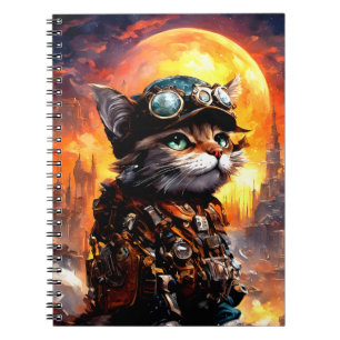 Steampunk Cat II Notebook