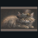 Steampunk Cat Tissue Paper<br><div class="desc">This is an AI image I created using Midjourney.</div>