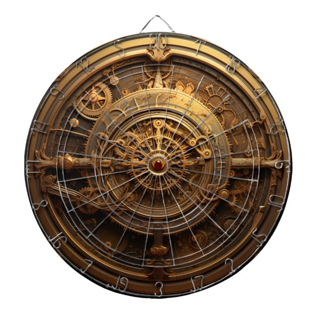 Steampunk Celestial Dartboard (Front)