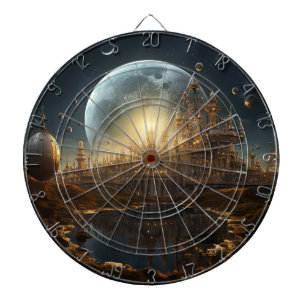 Steampunk Celestial Dartboard