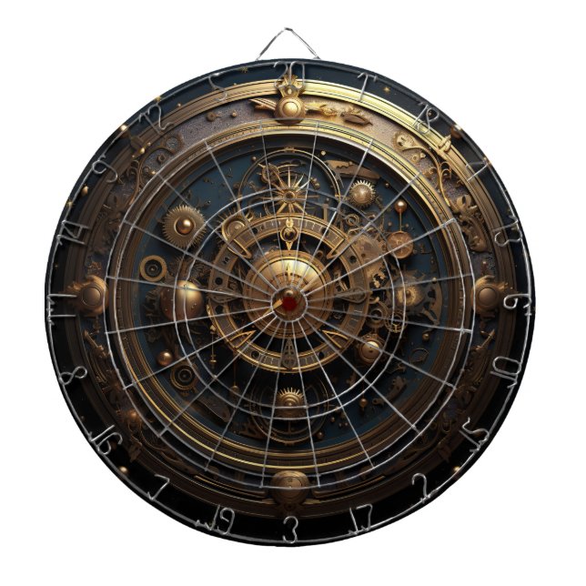 Steampunk Celestial Dartboard (Front)