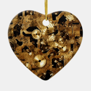 Steampunk Ceramic Ornament