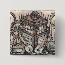 Steampunk Character Button