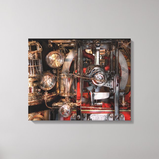 Steampunk - Check the gauges  Canvas Print (Front)