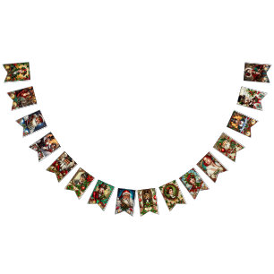 Steampunk Christmas Bunting Flags
