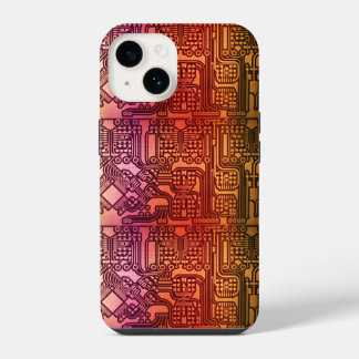 Steampunk Circuit Board iPhone 14 Case