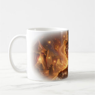 Steampunk Circus Ringmaster Clown Fire Mug