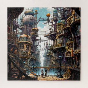 Steampunk City Apartments Puzzle