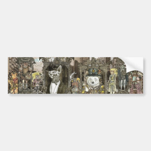 Steampunk City Bumper Sticker