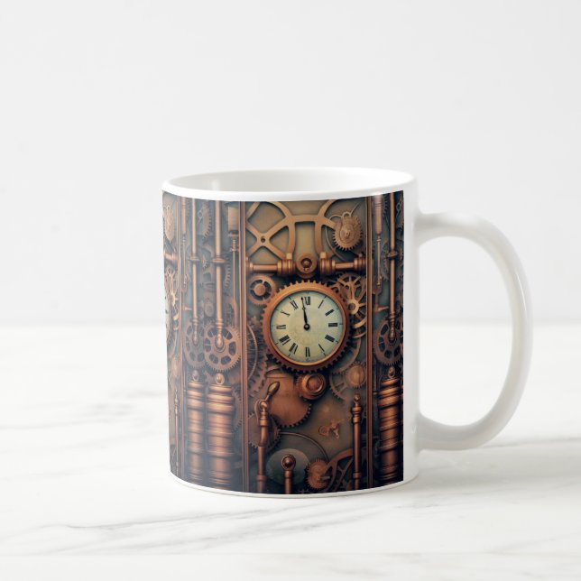 Steampunk Clock Coffee Mug (Right)