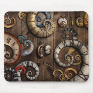 Steampunk - Clock - Time machine Mouse Pad