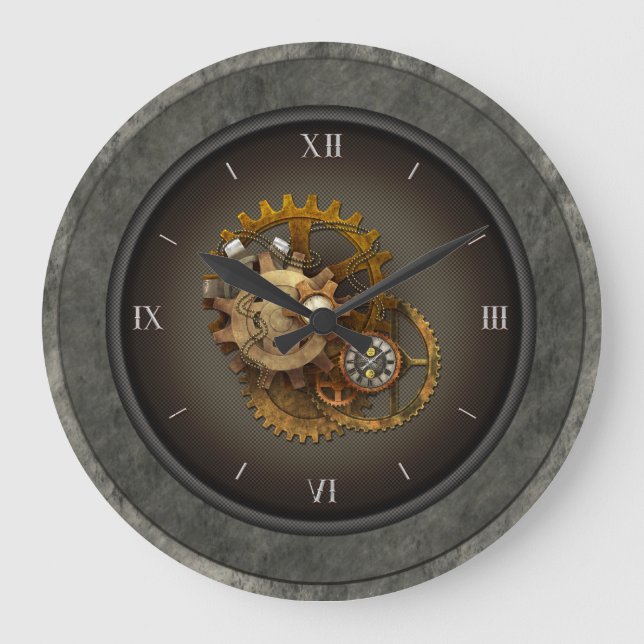 SteamPunk Clocks & Cogs (Front)