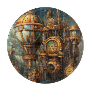 Steampunk Clocks Cutting Board