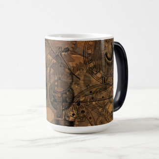 Steampunk Clocks & Gears Victorian Style Magic Mug
