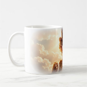 Steampunk Clown Woman Blue Eyes Sky Mug