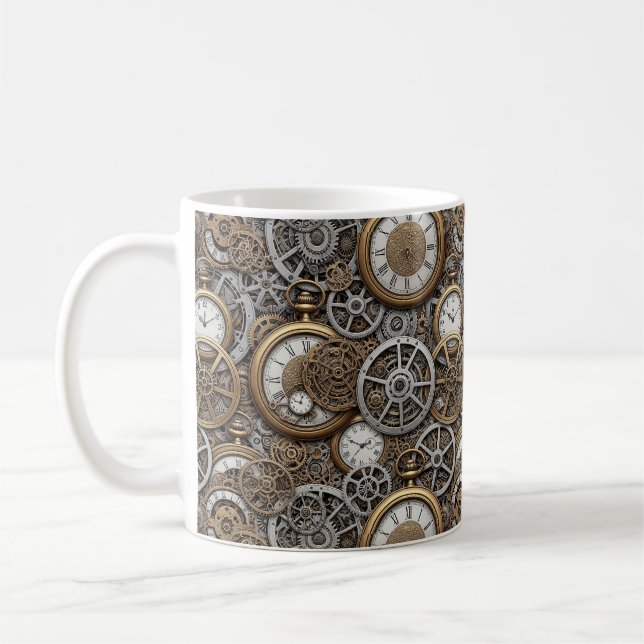 Steampunk Coffee Mug (Left)