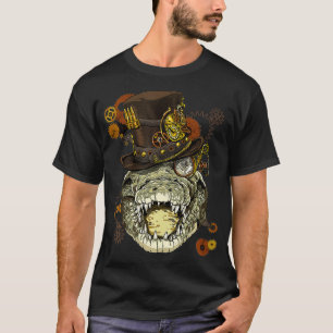 Steampunk Crocodile Steampunk Animal Crocodile Lov T-Shirt