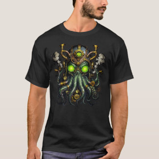 Steampunk Cthulhu monster T-Shirt