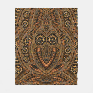 Steampunk Custom Fleece Blankets