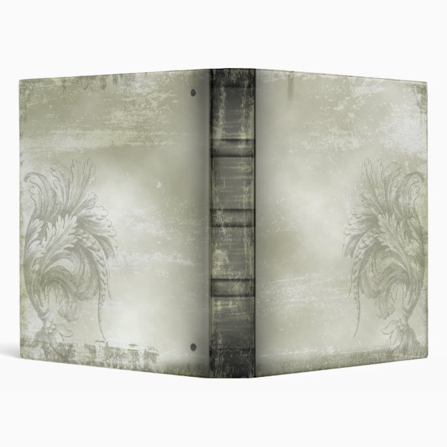 Steampunk Damask Grunge Goth Classeur (Arrière-plan)