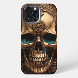Steampunk Decorative Skull iPhone 13 Pro Max Case