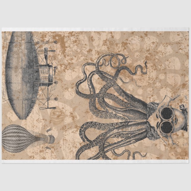 Steampunk Decoupage Paper (Front)