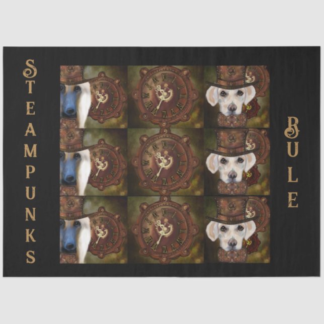 Steampunk Decoupage Paper (Front)