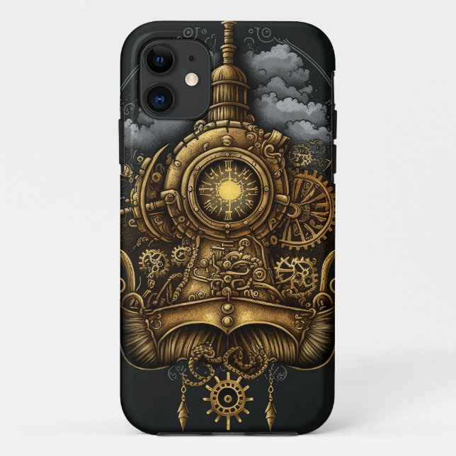 Steampunk Design Case-Mate iPhone Case (Back)
