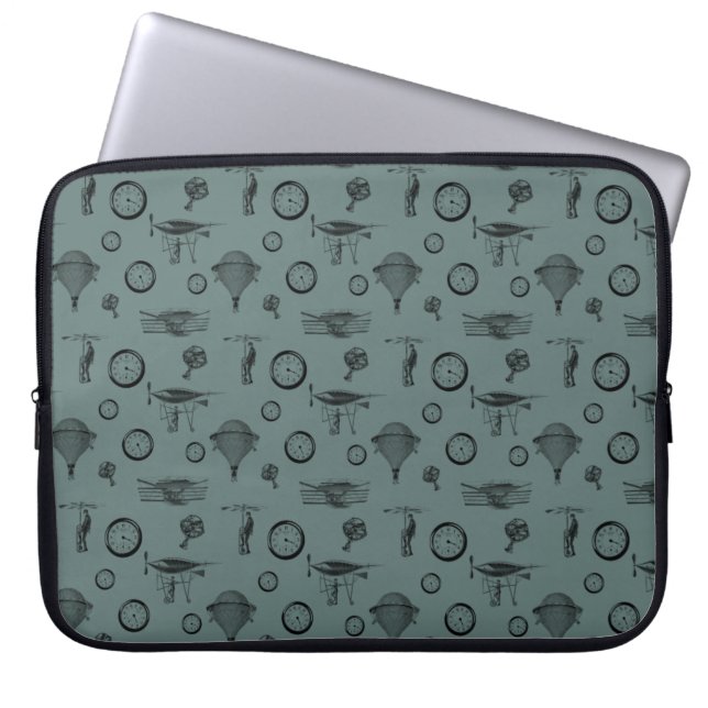 Steampunk Design No1 Laptop Sleeve (Front)