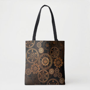 Steampunk Design Tote Bag