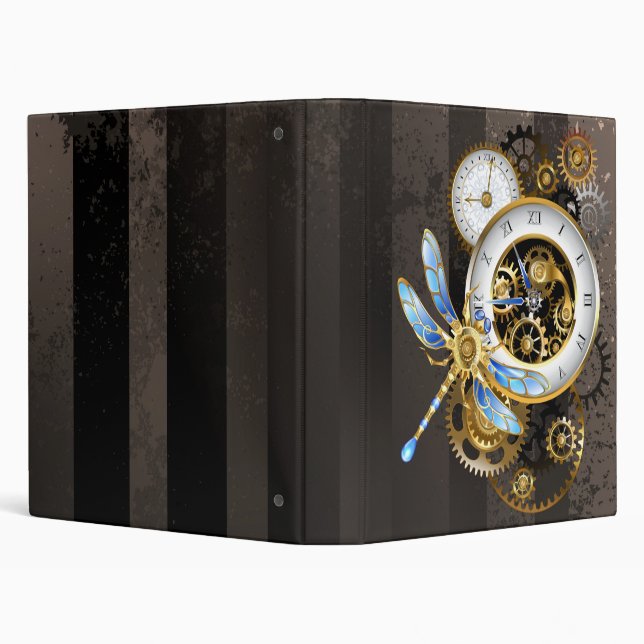 Steampunk Dials with Dragonfly Binder (Background)