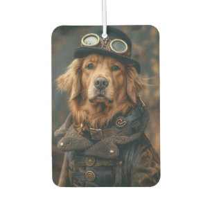 Steampunk Dog Funny Gift Air Freshener