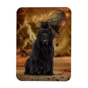 Steampunk dog magnet