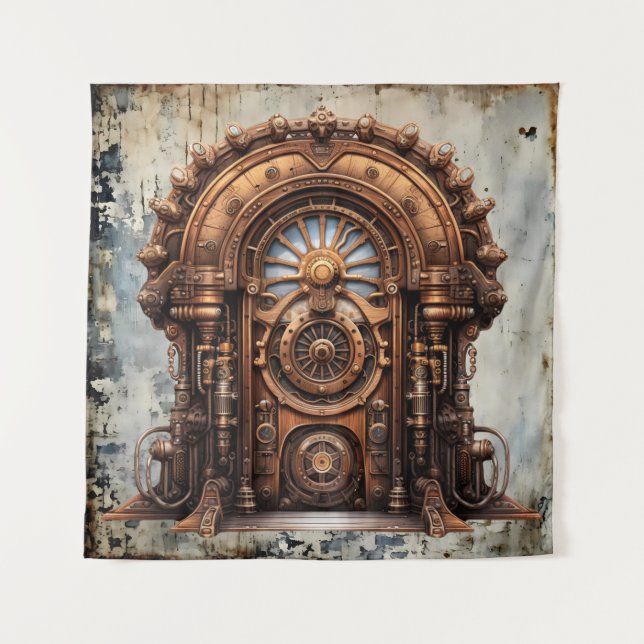 Steampunk Door Tapestry (Front)