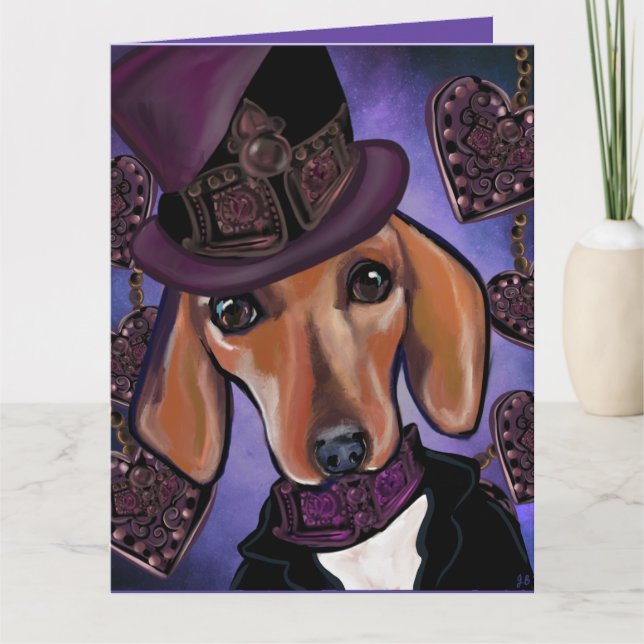 STEAMPUNK DOXIE CARD (Front)