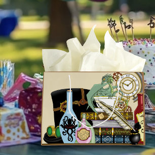 Steampunk Dragon Potions Books Large Gift Bag