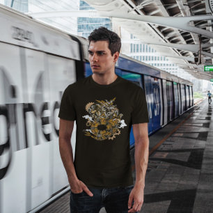 Steampunk Dragon   T-Shirt