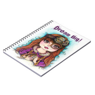 Steampunk Dream Big Notebook