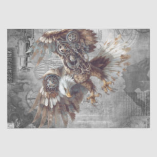 Steampunk Eagle Tissue Paper