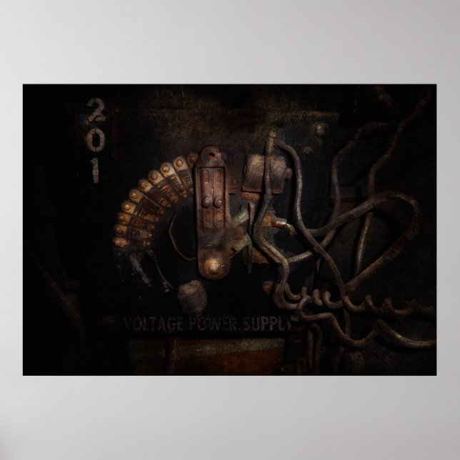 Steampunk - Electrical - Rotary Switch Poster (Front)