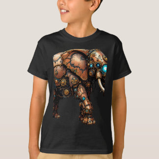Steampunk Elephant The Mechanical Circus Sticker T-Shirt