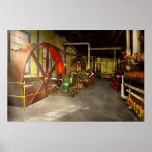 Steampunk - Engine - Powerhouse 1905 Poster