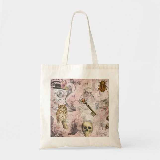 Steampunk Ephemera Tote Bag (Front)