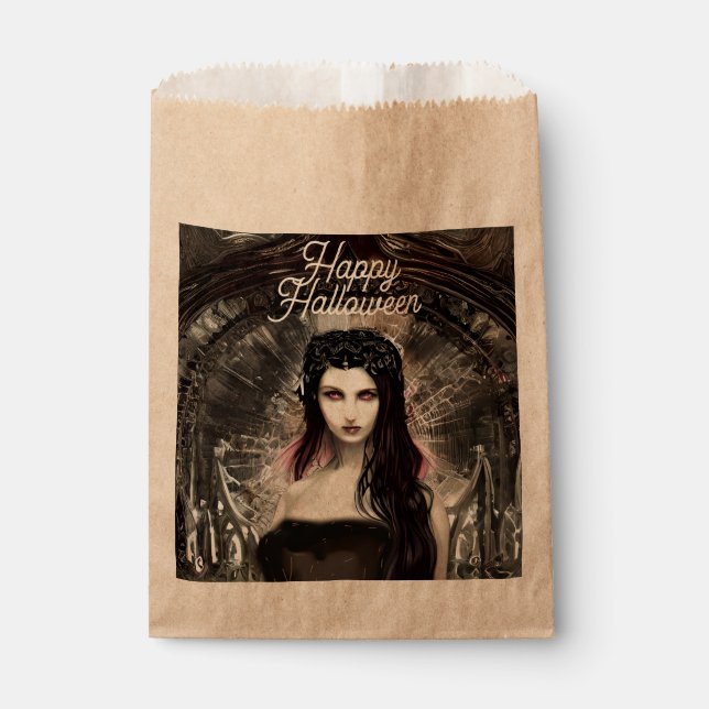Steampunk Fallen Angel | Dark Art Halloween Favour Bag (Front)