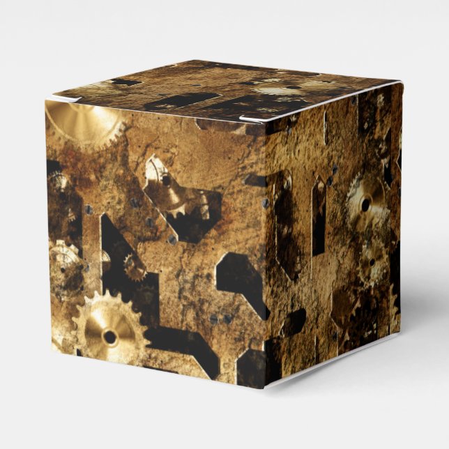 Steampunk Favor Box (Front Side)