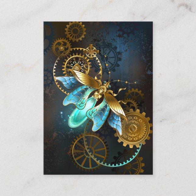 Steampunk Firefly Appointment Card (Front)