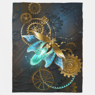 Steampunk Firefly Fleece Blanket
