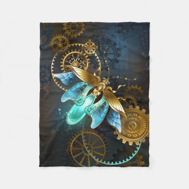 Steampunk Firefly Fleece Blanket (Front)